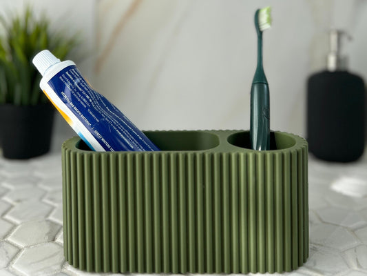 Modern Toothbrush Holder & Caddy