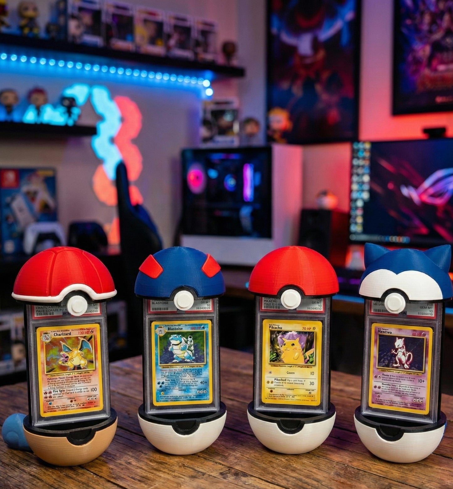 Pokeball Themed PSA Slab Holder