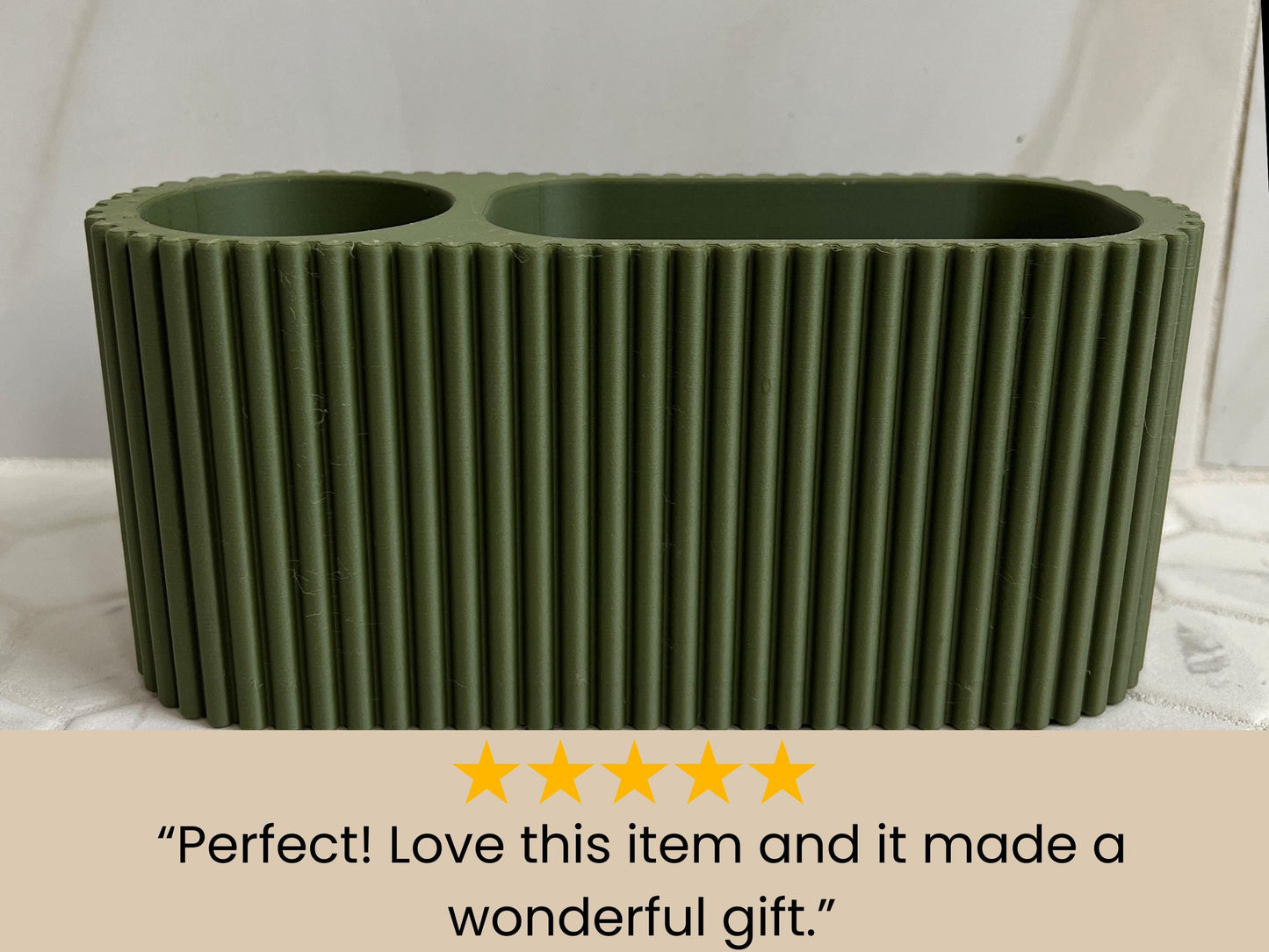 Modern Toothbrush Holder & Caddy
