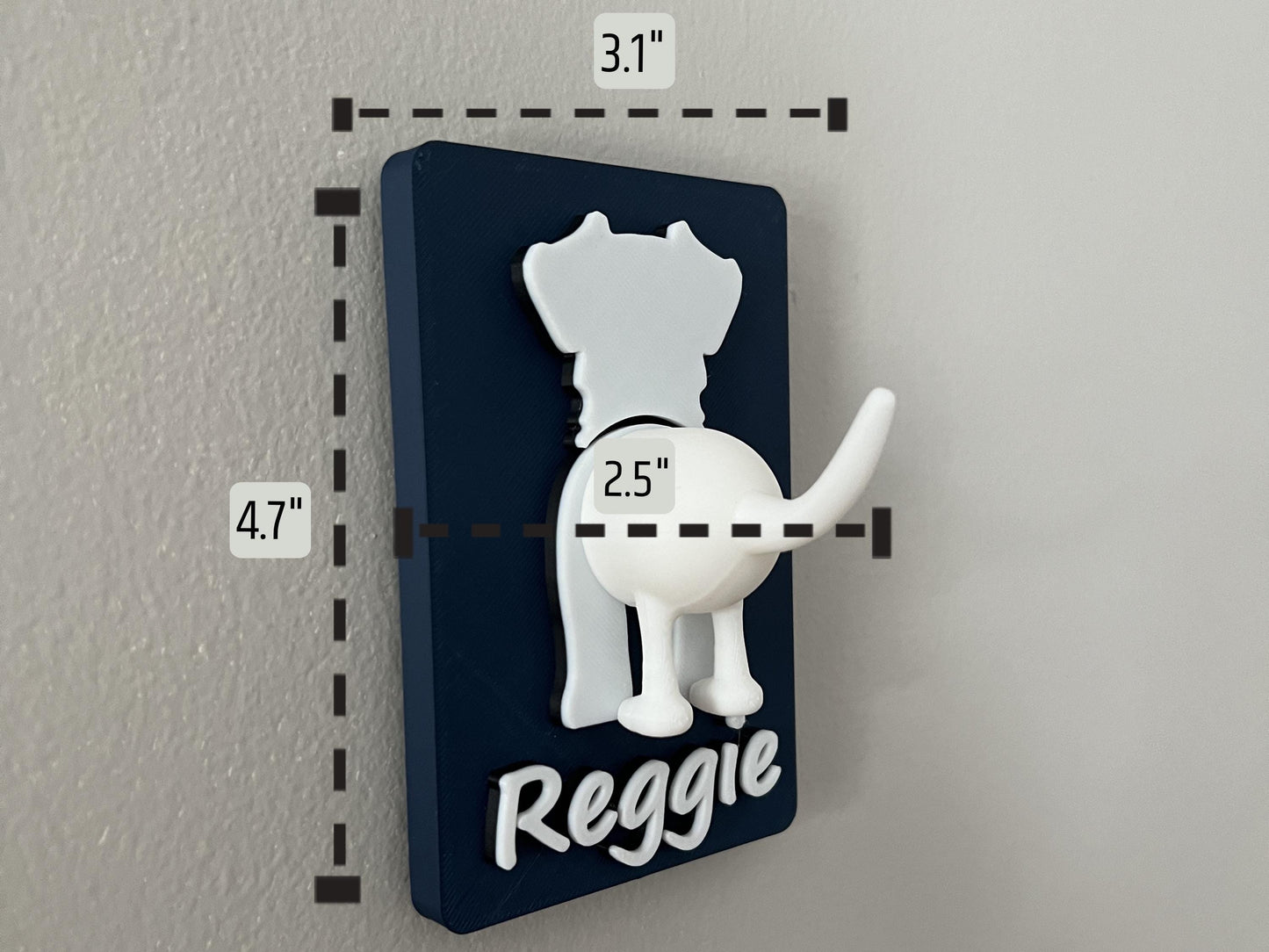 Personalized Dog Leash Hook