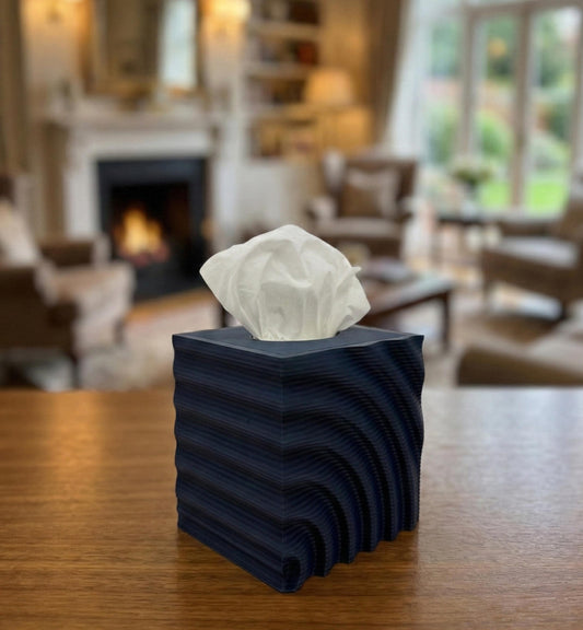 Modern Wave Tissue Box Cover