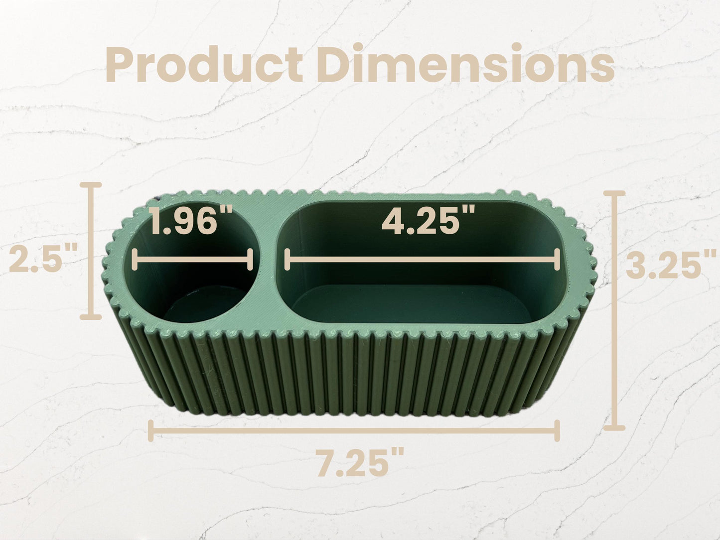 Modern Toothbrush Holder & Caddy