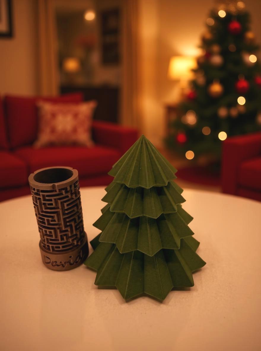Christmas Tree Maze Box - Money Holder Puzzle