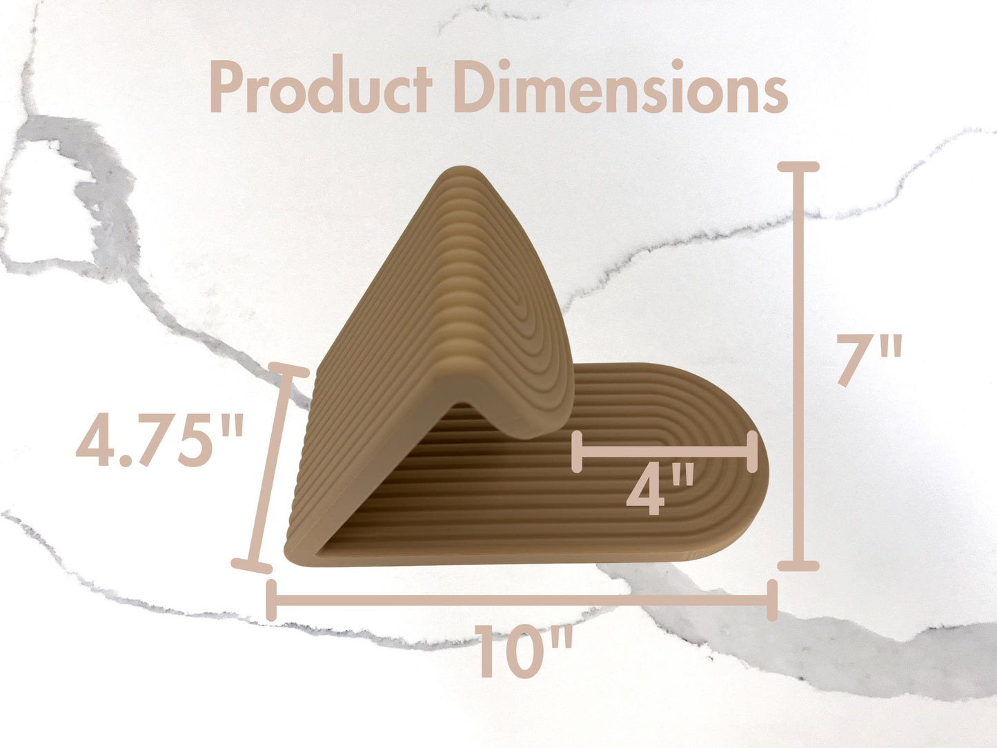 Modern Triangle Book Holder Stand